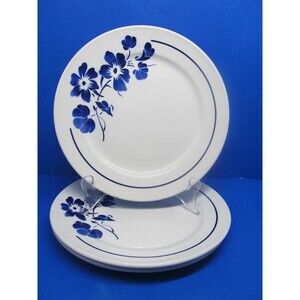Comptoir de Famille  8 1/4" Floral Salad Plates Set of 3